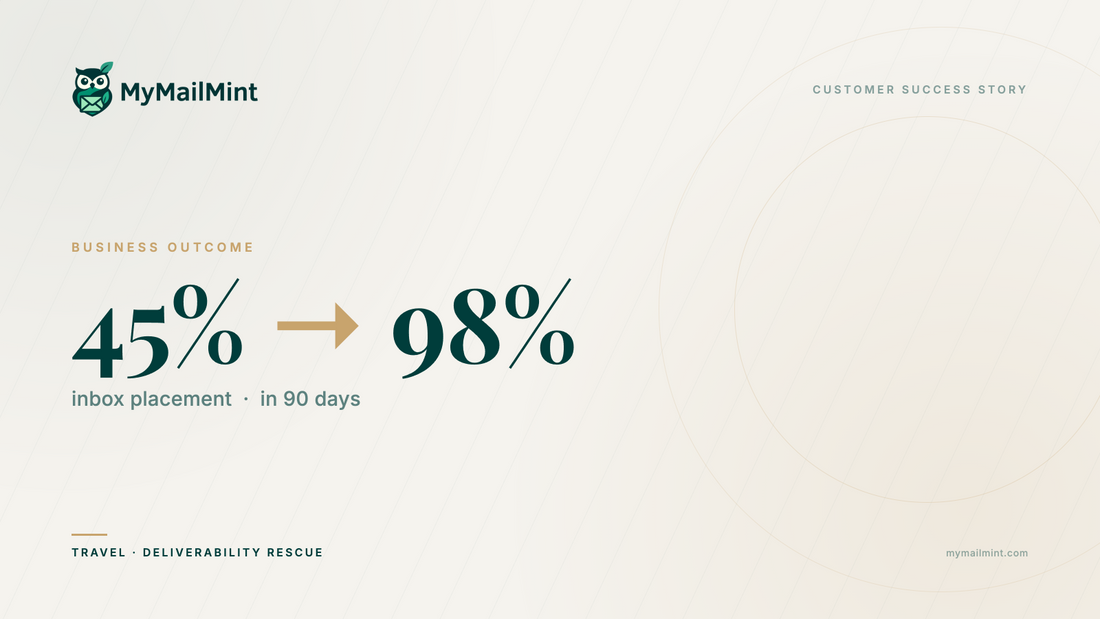 Travel: Deliverability Rescued 45% to 98%